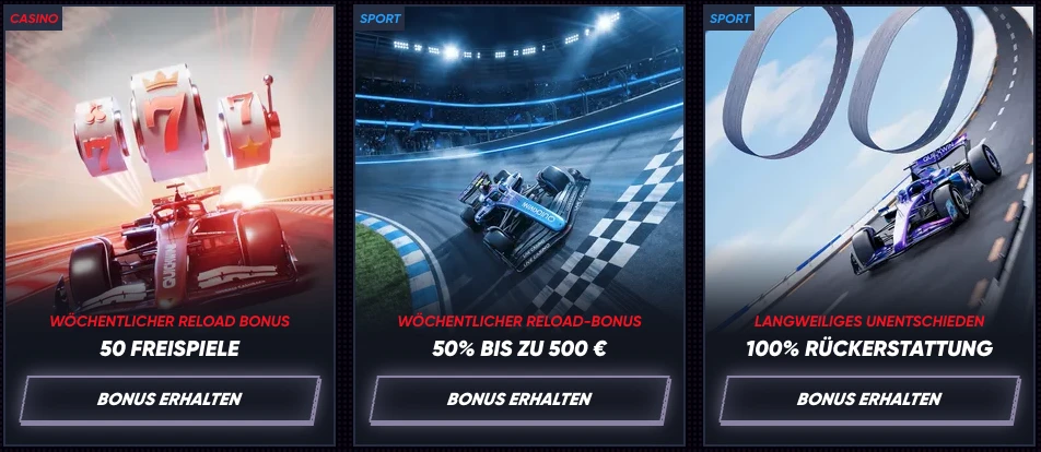 Boni im Quickwin Casino